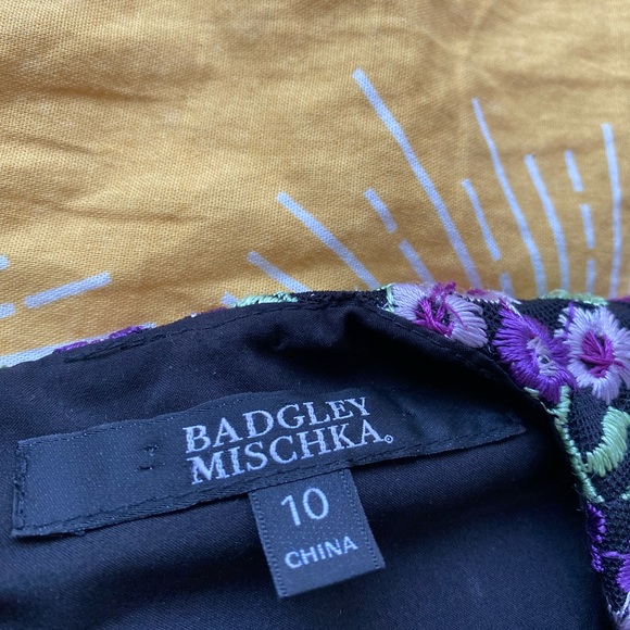 Badgley Mischka - Floral Dress - 10 - Picture 2 of 3